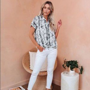 Viperactive Button Down Collared Top